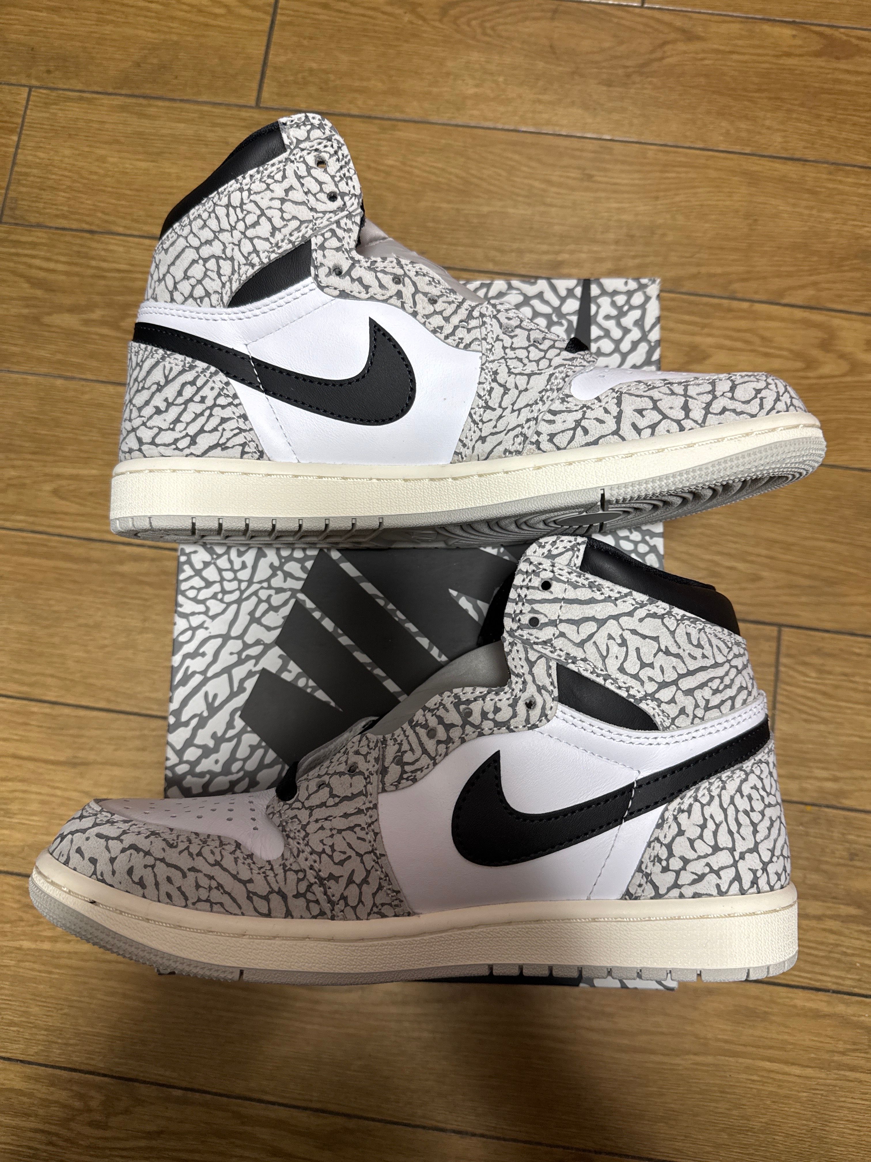 Nike Air Jordan 1 High OG "White Cement/Safari"