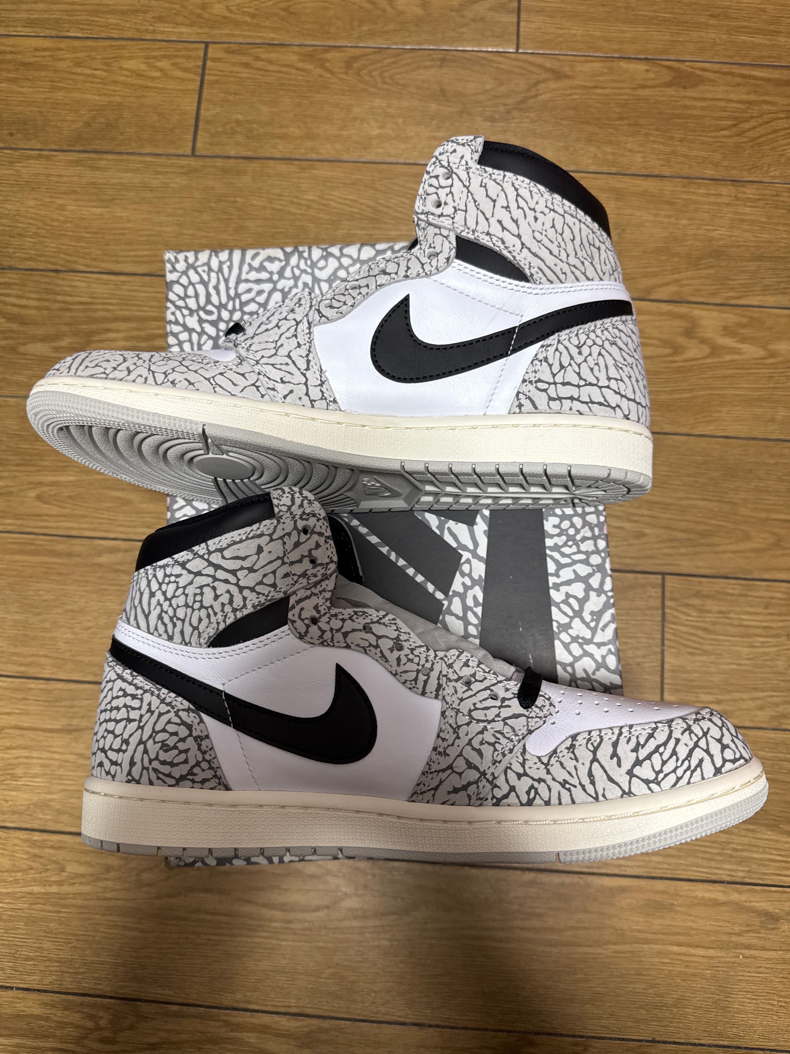 Nike Air Jordan 1 High OG "White Cement/Safari"