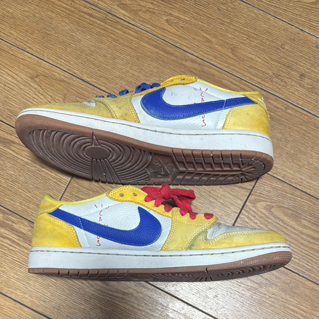 Travis Scott × Nike Women's Air Jordan 1 Retro Low OG "Canary"