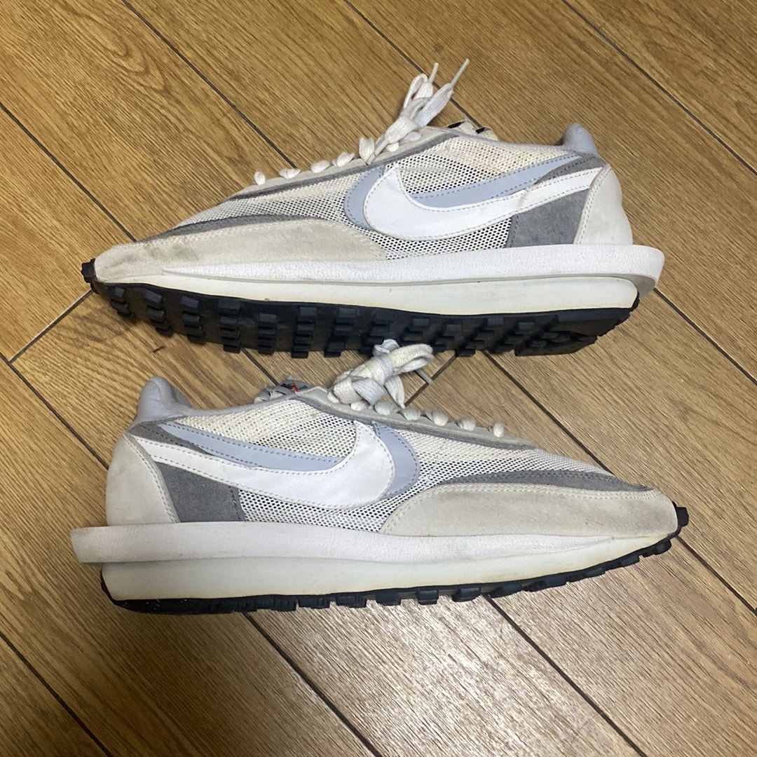 fragment design × sacai × Nike LD Waffle "Light Smoke Grey"