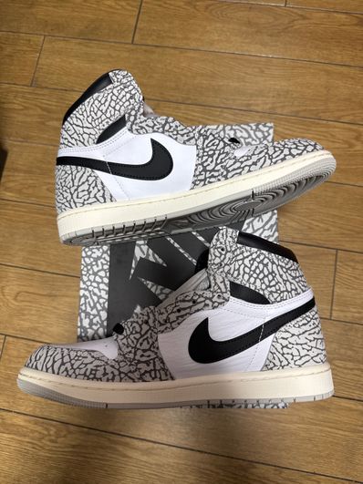 Nike Air Jordan 1 High OG "White Cement/Safari"
