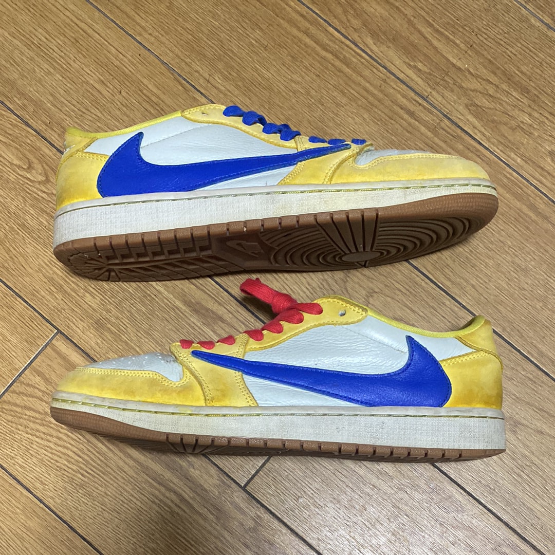 Travis Scott × Nike Women's Air Jordan 1 Retro Low OG "Canary"