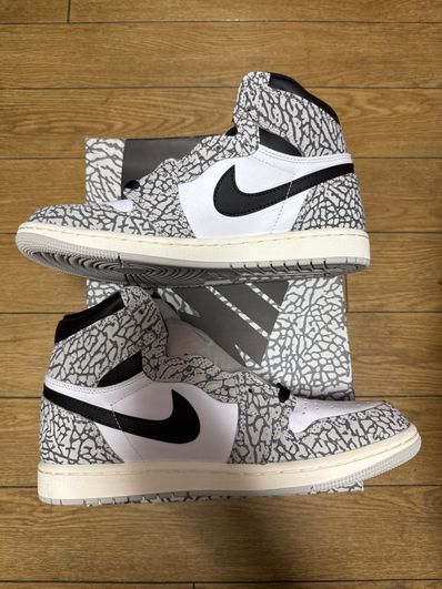 Nike Air Jordan 1 High OG "White Cement/Safari"