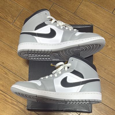 Nike Air Jordan 1 Mid "Grey White/Anthracite"