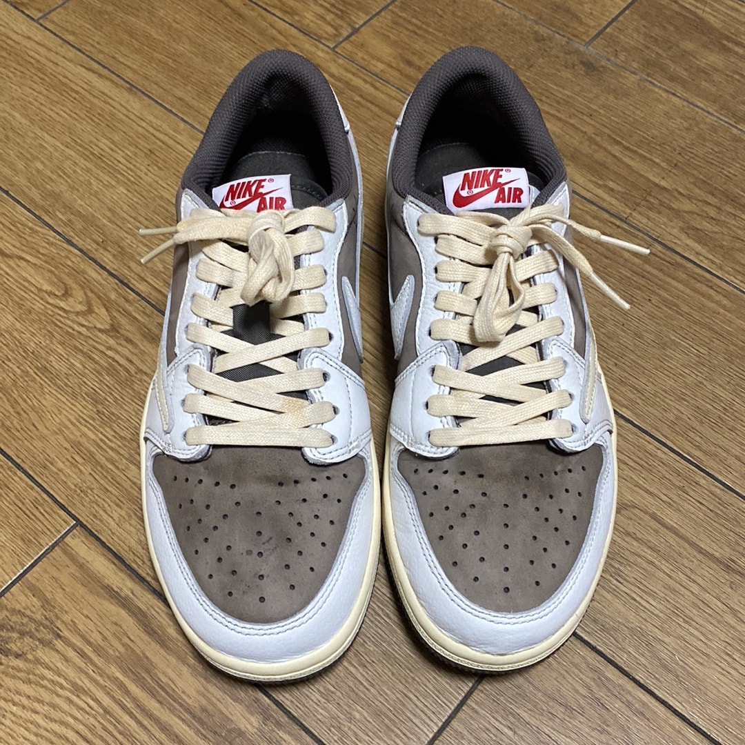 Travis Scott × Nike Air Jordan 1 Low OG SP "Reverse Mocha/Sail and Ridgerock"