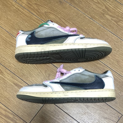 Travis Scott × Nike Air Jordan 1 Low OG SP "Reverse Olive"