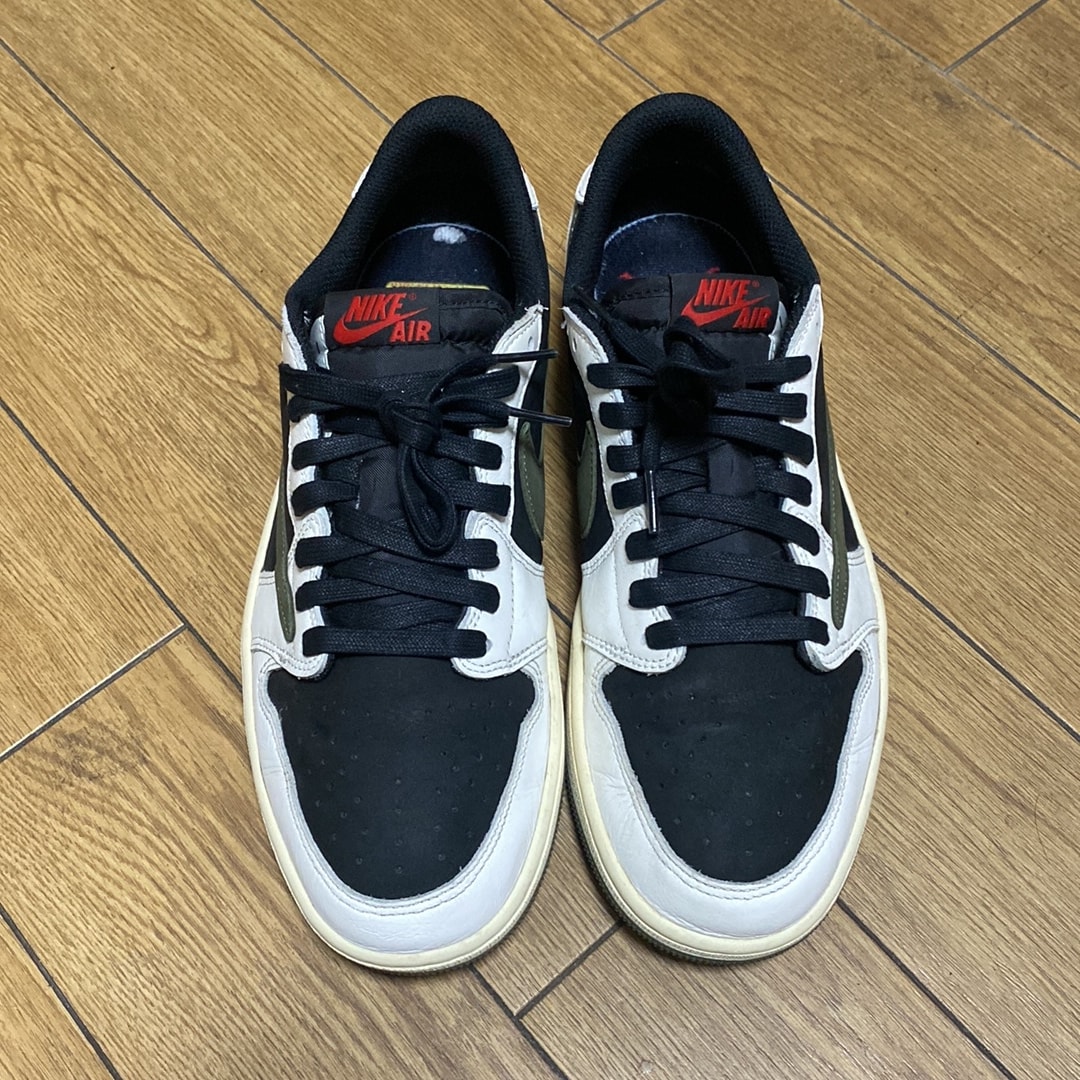 Travis Scott × Nike Women's Air Jordan 1 Low OG "Medium Olive"
