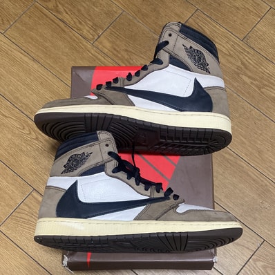 Travis Scott × Nike Air Jordan 1 Retro High OG TS SP "Sail/Dark Mocha"