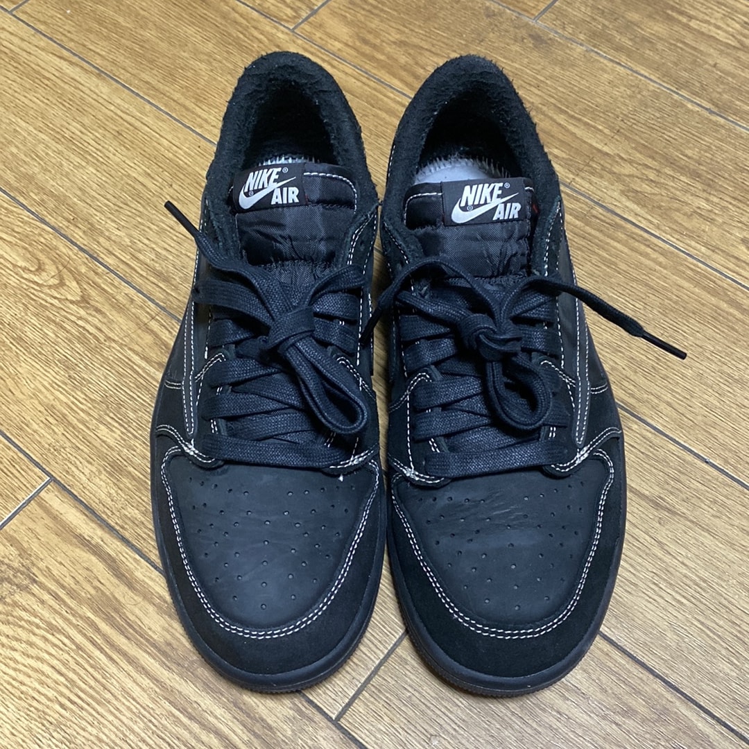 Travis Scott × Nike Air Jordan 1 Low OG SP "Black Phantom"