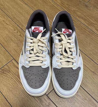Travis Scott × Nike Air Jordan 1 Low OG SP "Reverse Mocha/Sail and Ridgerock"