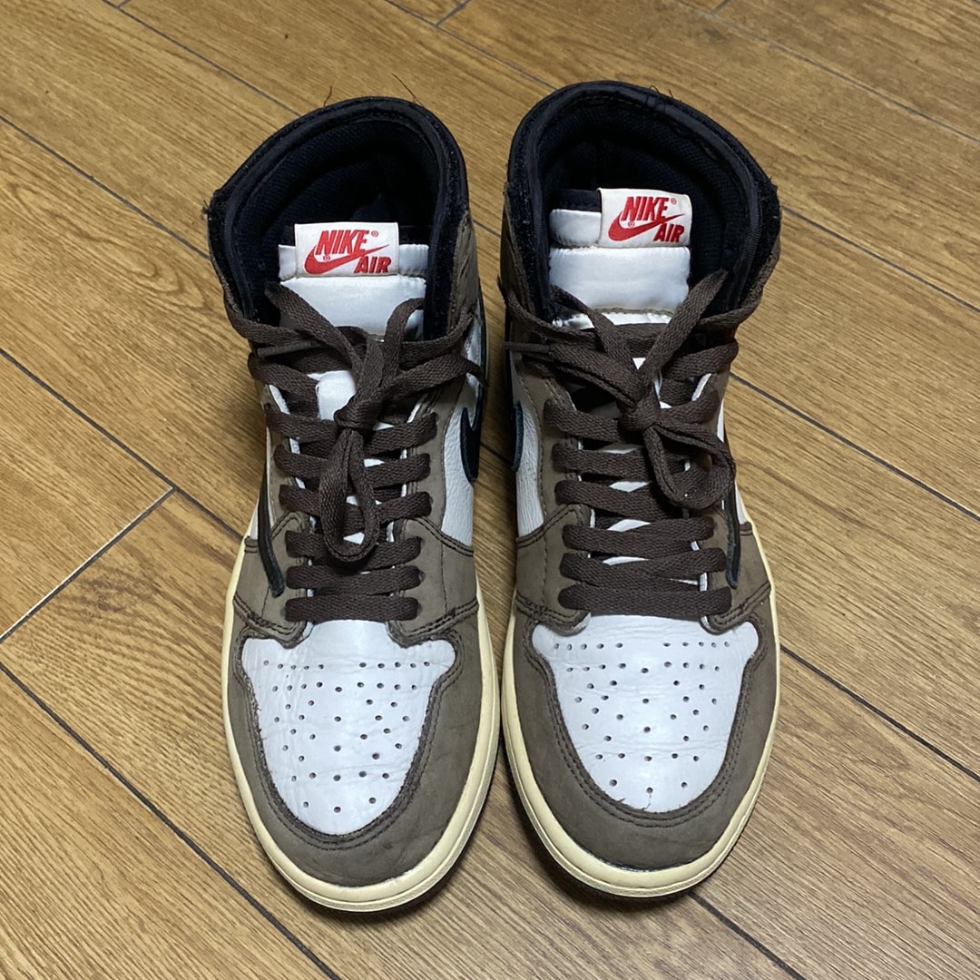 Travis Scott × Nike Air Jordan 1 Retro High OG TS SP "Sail/Dark Mocha"