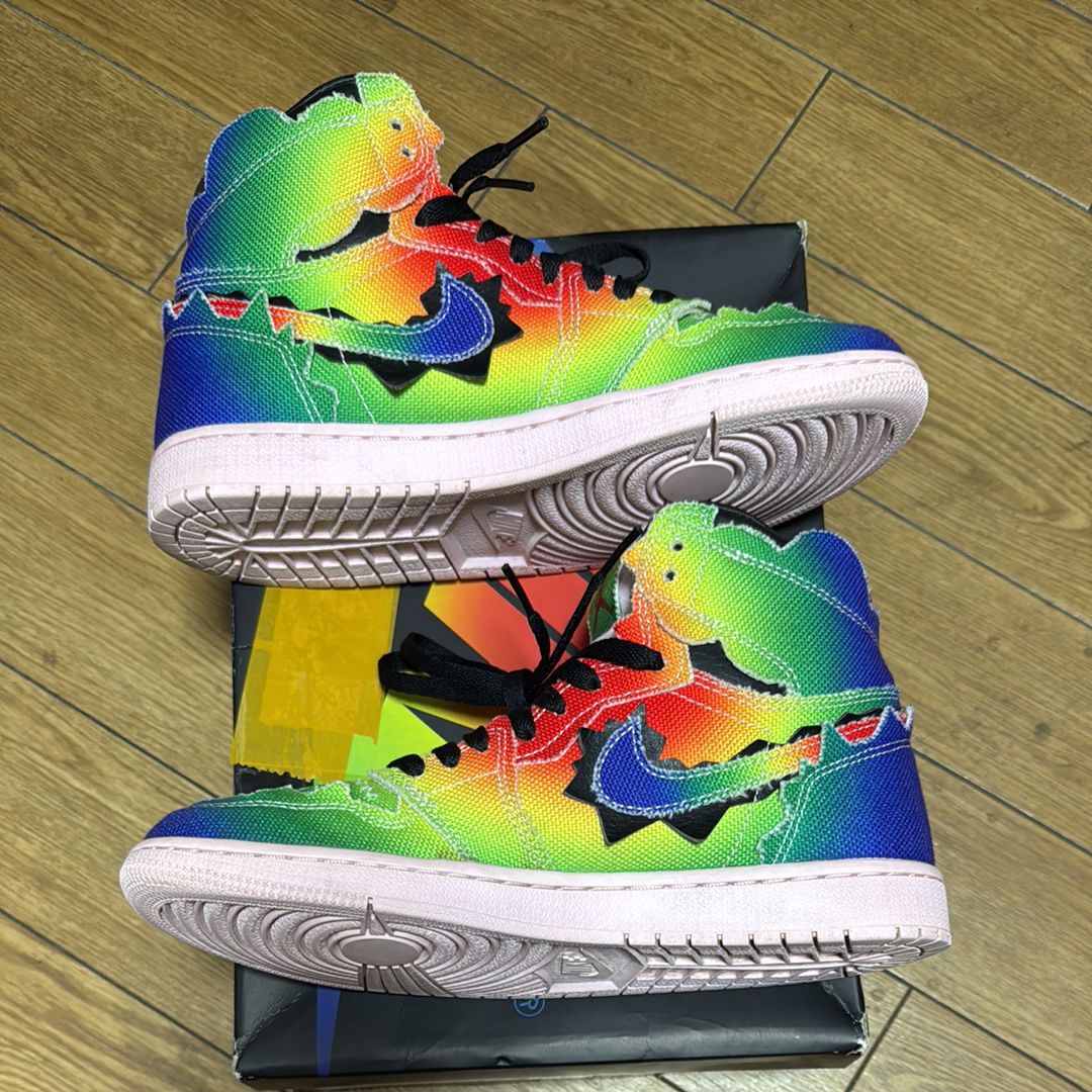 J Balvin × Nike Air Jordan 1 High OG "Rainbow"