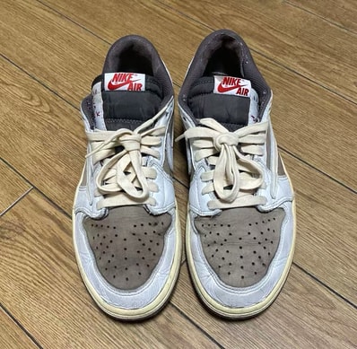 Travis Scott × Nike Air Jordan 1 Low OG SP "Reverse Mocha/Sail and Ridgerock"