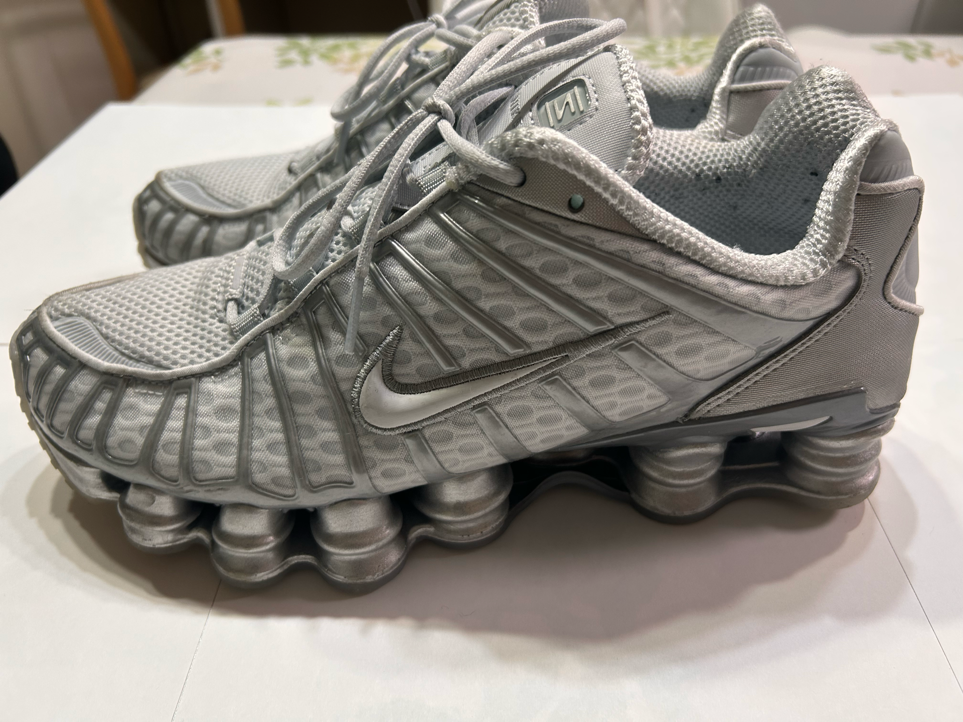 Nike Women's Shox TL "Pure Platinum and Metallic Silver"