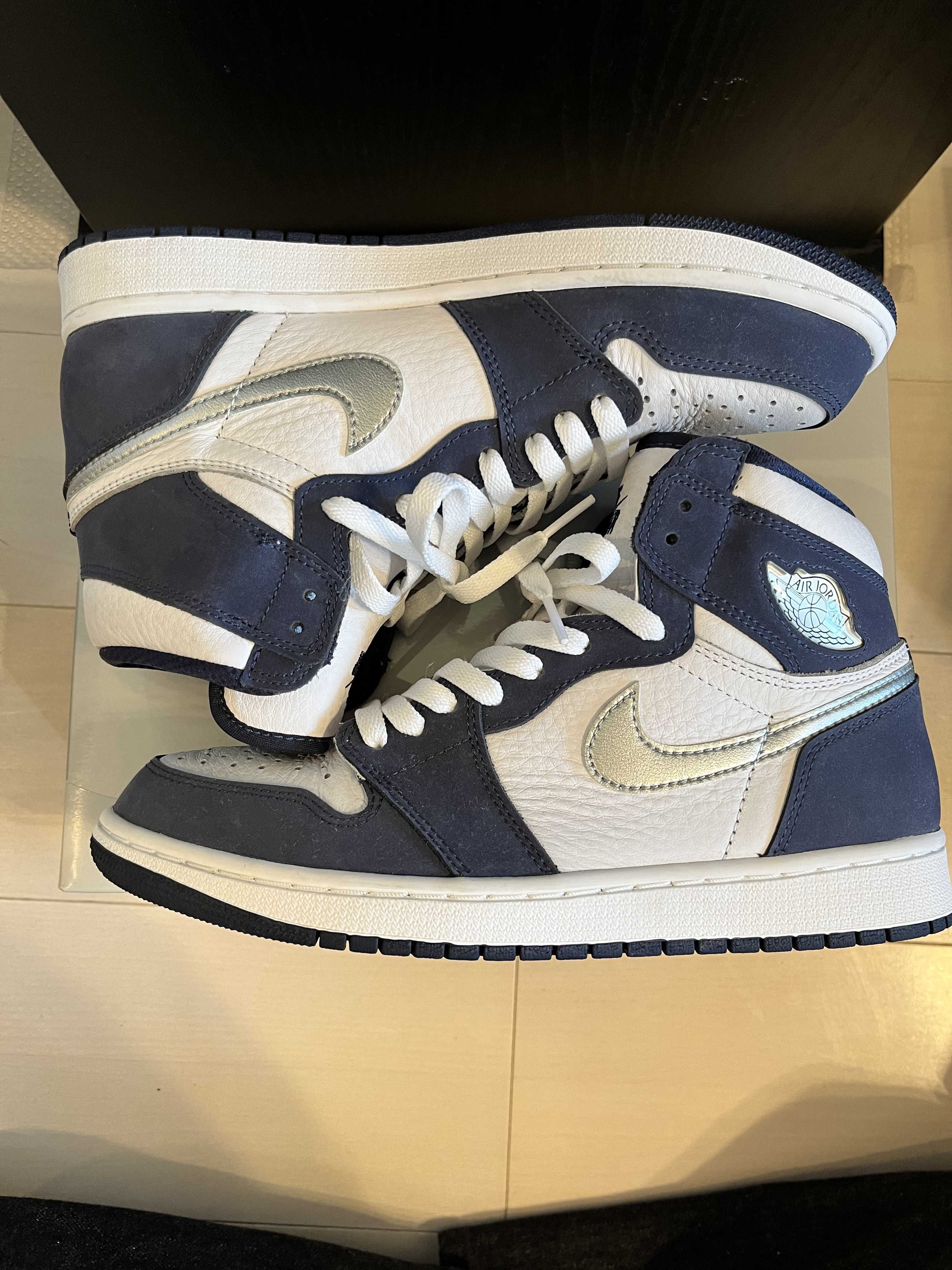 Nike Air Jordan 1 High OG CO.JP "White/Midnight Navy" (2020)(ブリーフケースなし)