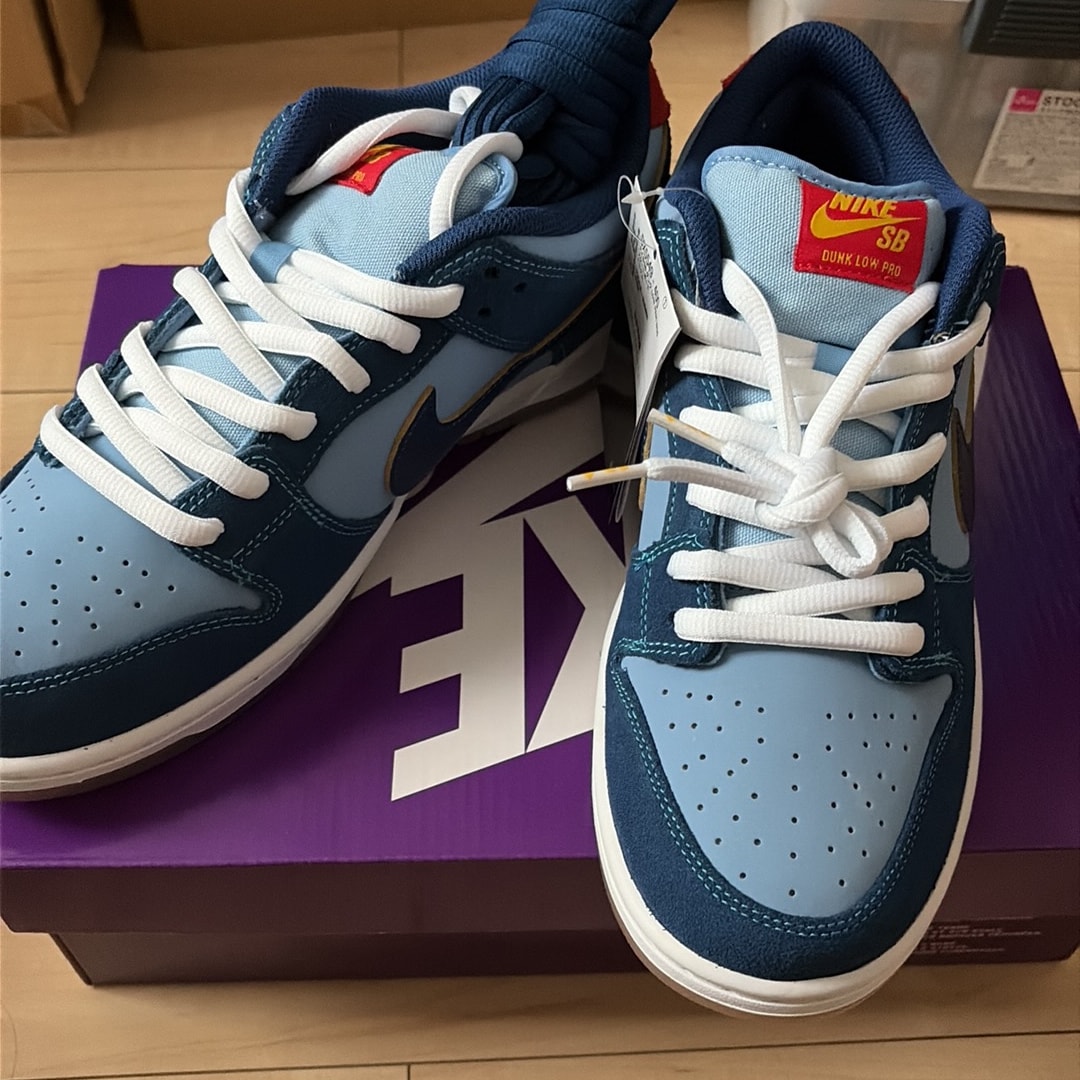Why So Sad? × Nike SB Dunk Low "Coastal Blue/Speed Yellow-University Red"