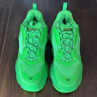 BALENCIAGA Triple S "Neon Green"