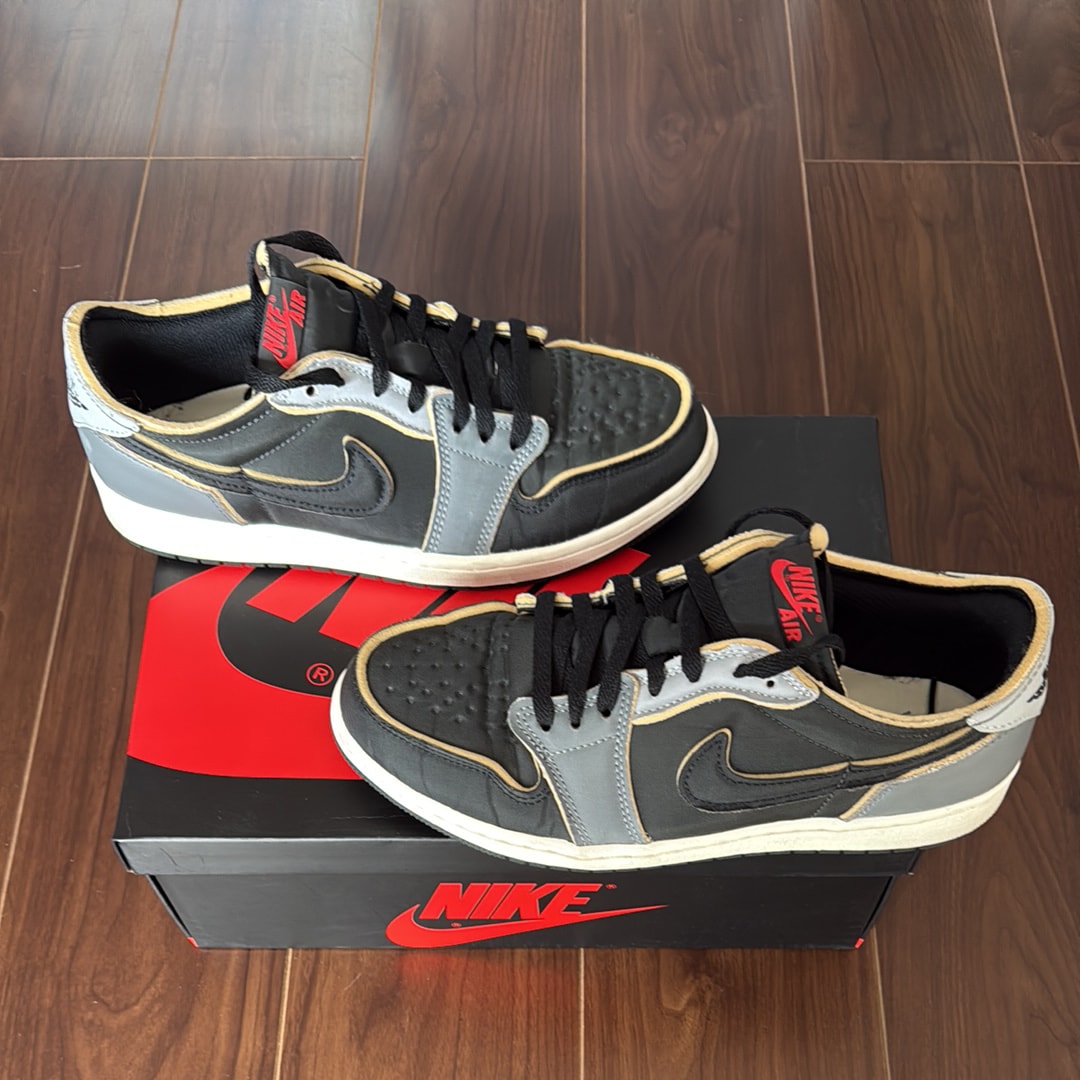 Nike Air Jordan 1 Low OG EX "Black and Smoke Grey"