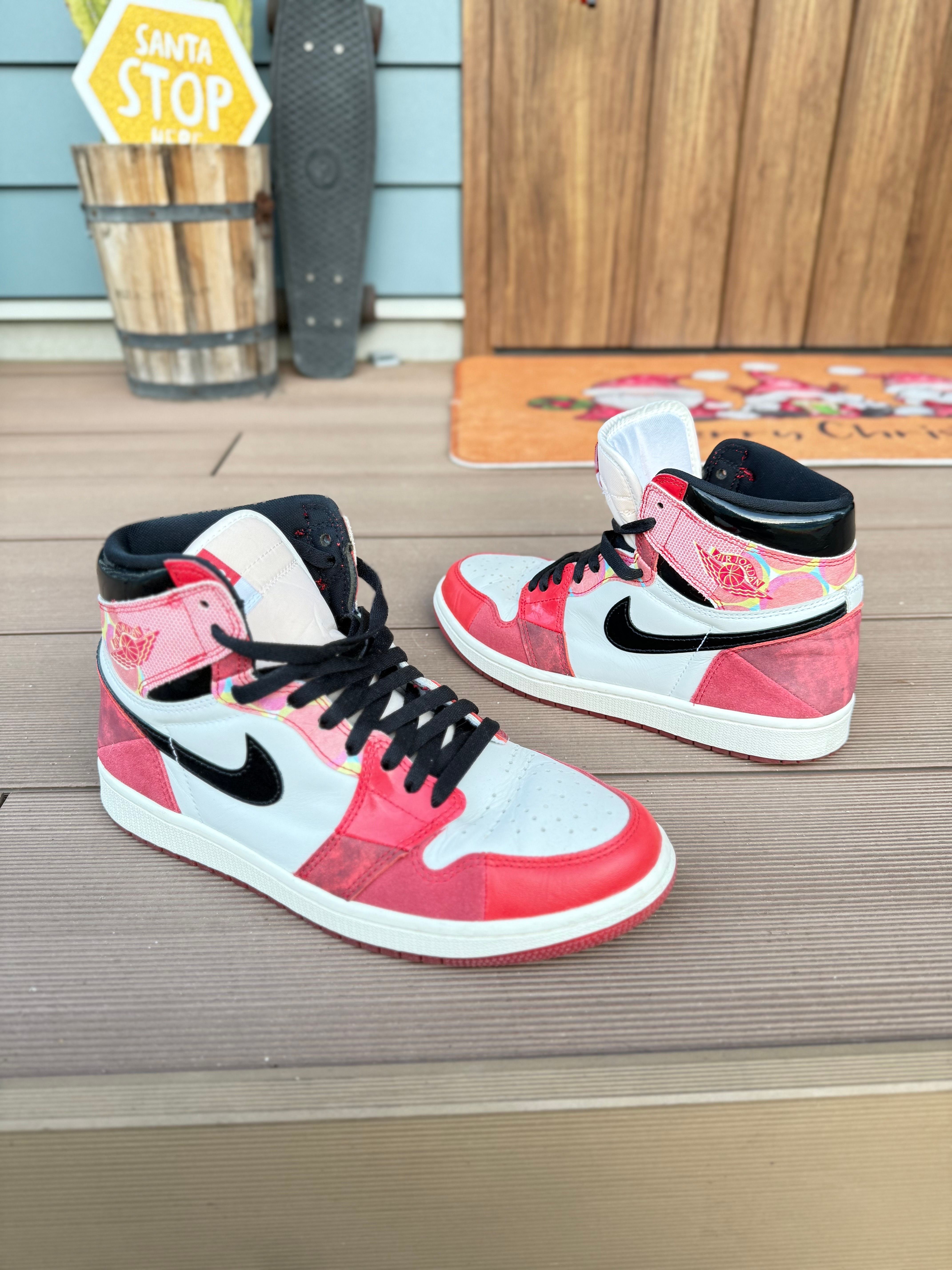 Spider-Man × Nike Air Jordan 1 Retro High OG SP "Spider-Man: Across the Spider-Verse/University Red"