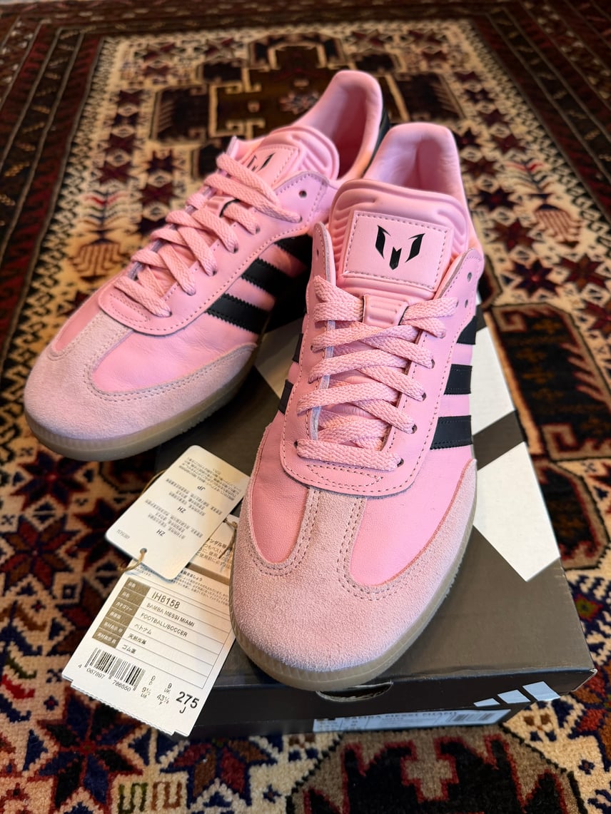 A (未使用に近い)】インテル・マイアミCF × アディダス サンバ メッシ A (未使用に近い)】インテル・マイアミCF × アディダス サンバ メッシ
