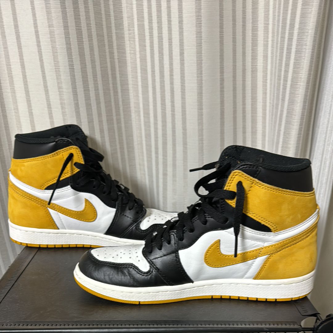 Nike Air Jordan 1 Retro High OG "Black Toe/Yellow Ochre"