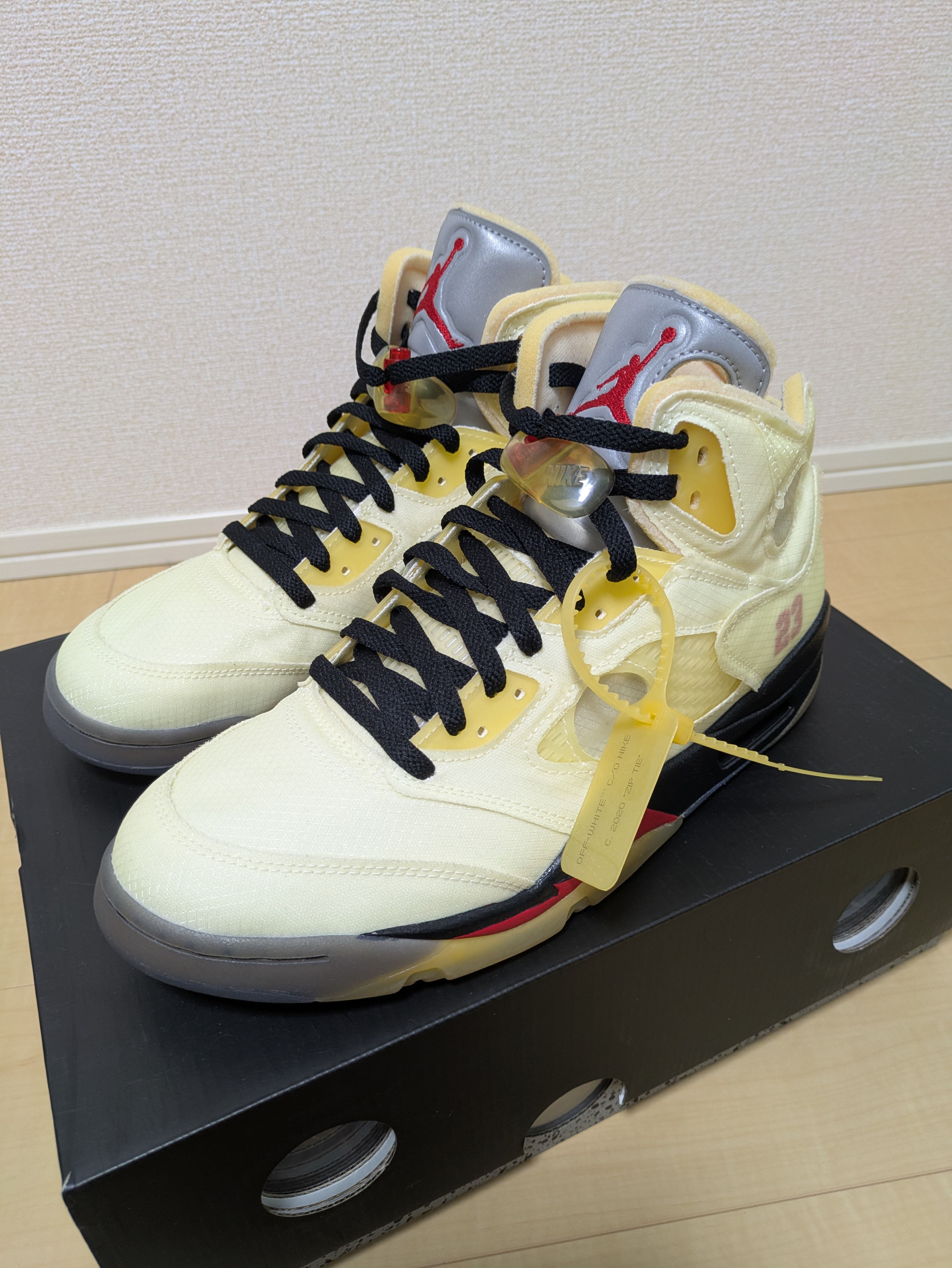 Off-White × Nike Air Jordan 5 "Sail"