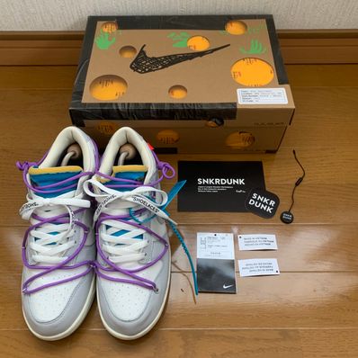 Off-White × Nike Dunk Low "Sail/Neutral Gray"