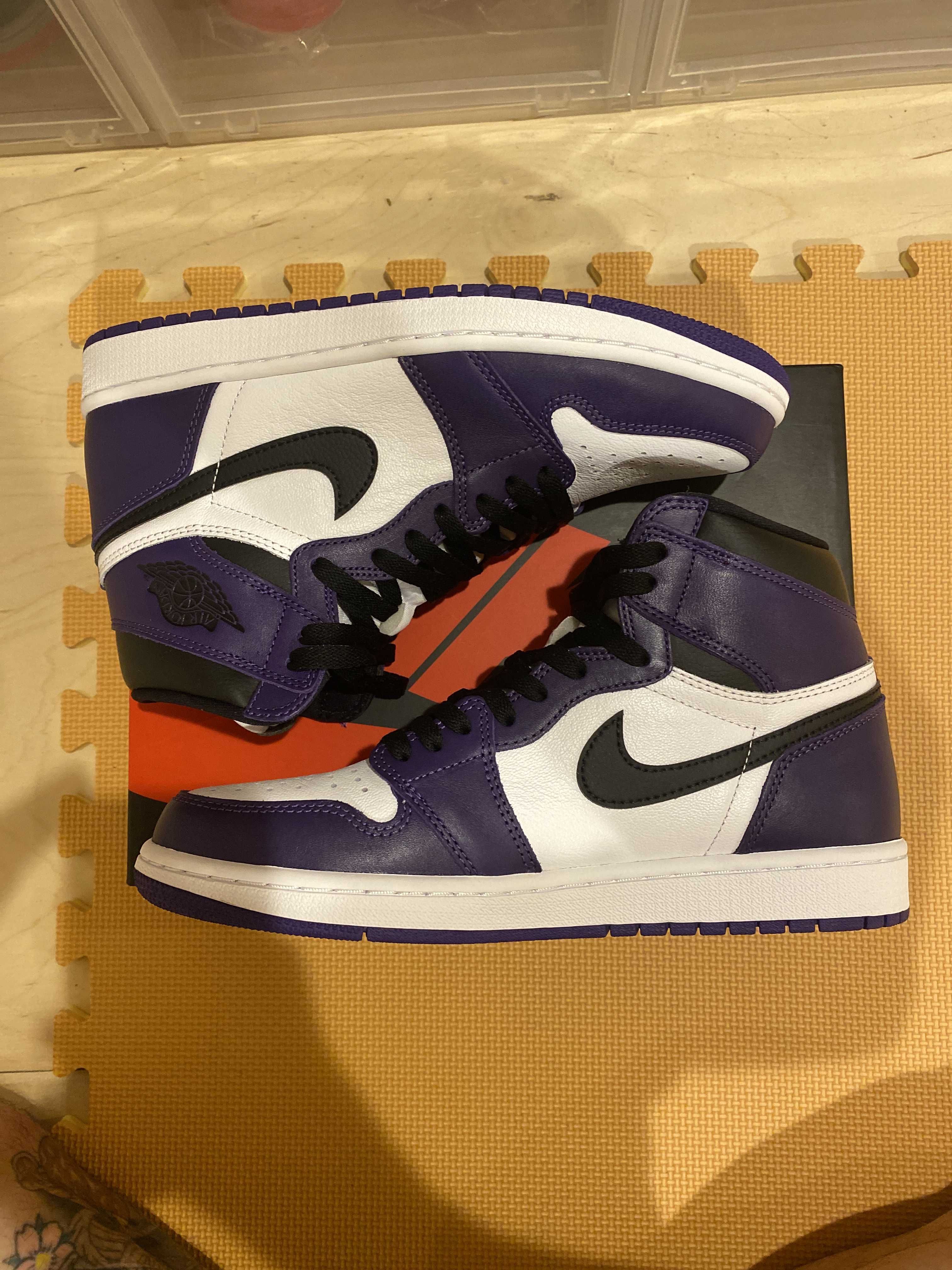 Nike Air Jordan 1 Retro High OG "Court Purple White/Black" (2020)