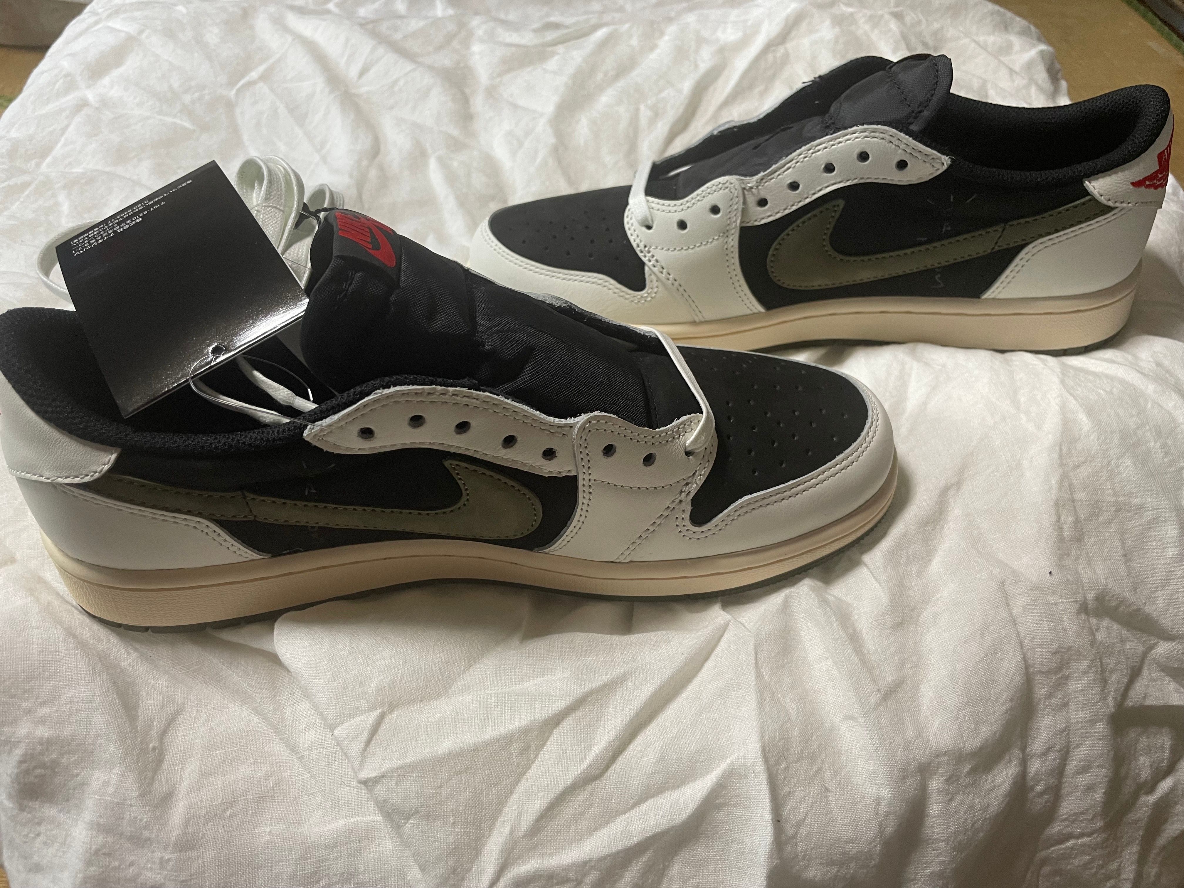 Travis Scott × Nike Women's Air Jordan 1 Low OG "Medium Olive"