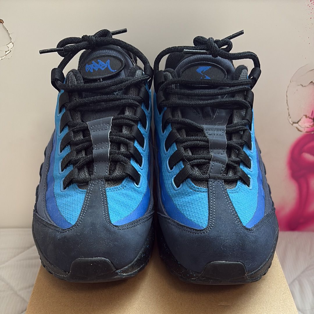 Stash × Nike Air Max 95 "Black and Harbor Blue" (2024)