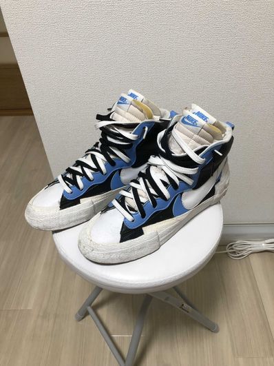sacai × NIKE BLAZER MID BLACK / BLUEを買うならスニーカーダンク