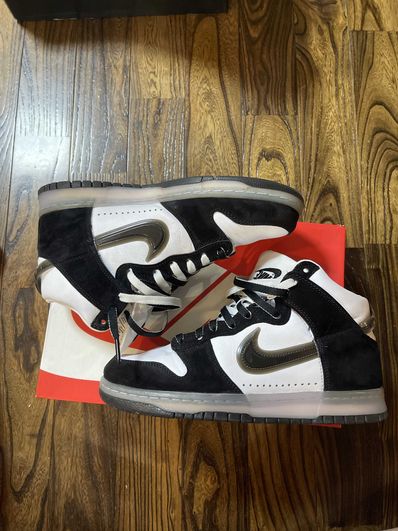 SLAM JAM x NIKE DUNK HIGH "WHITE/CLEAR BLACK"