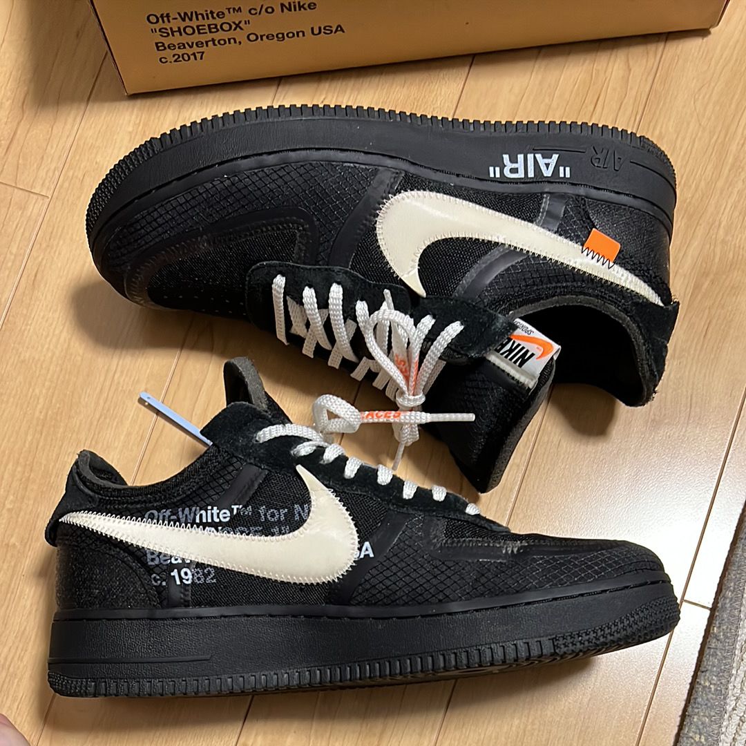 Off-White × Nike Air Force 1 Low "Black"