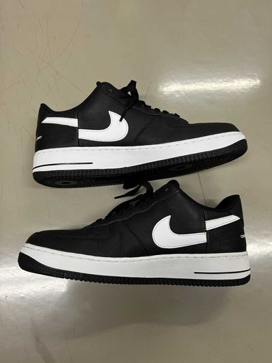 Supreme × COMME des GARCONS SHIRT × Nike Air Force 1 Low "Black/White" (2018)