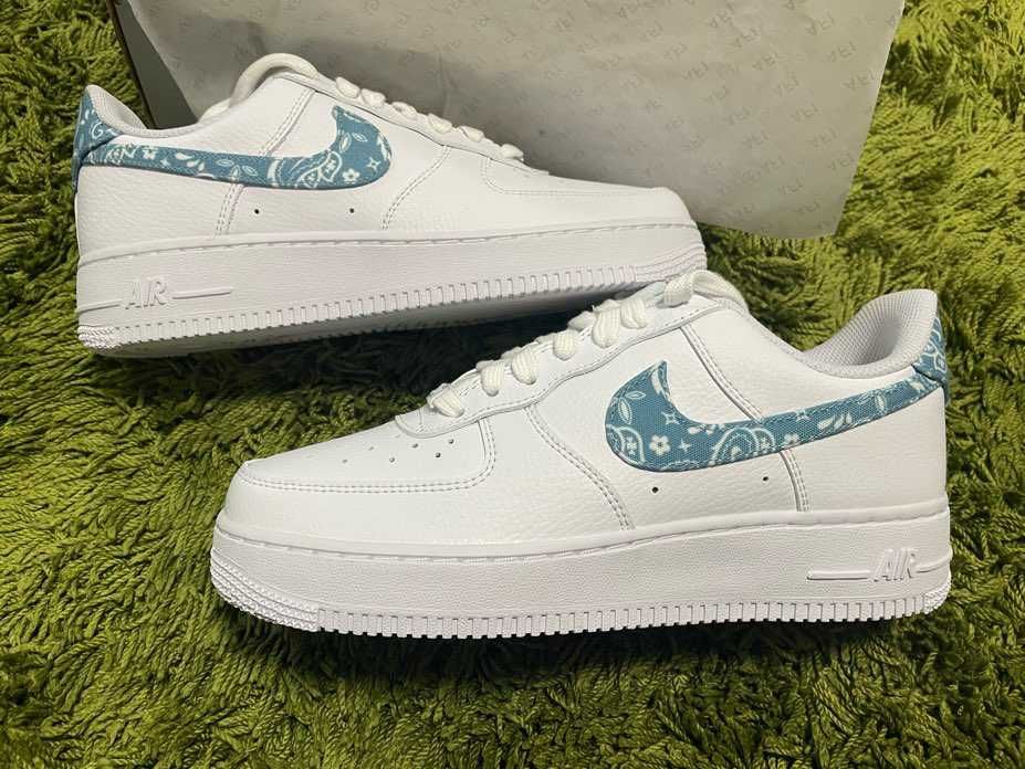 Nike Women's Air Force 1 Low '07 Essential "Blue Paisley"