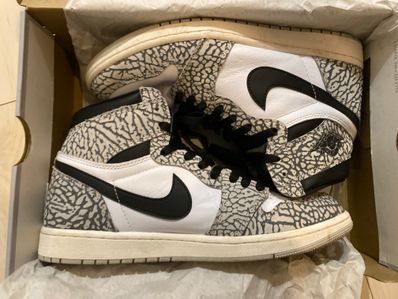 Nike Air Jordan 1 High OG "White Cement/Safari"
