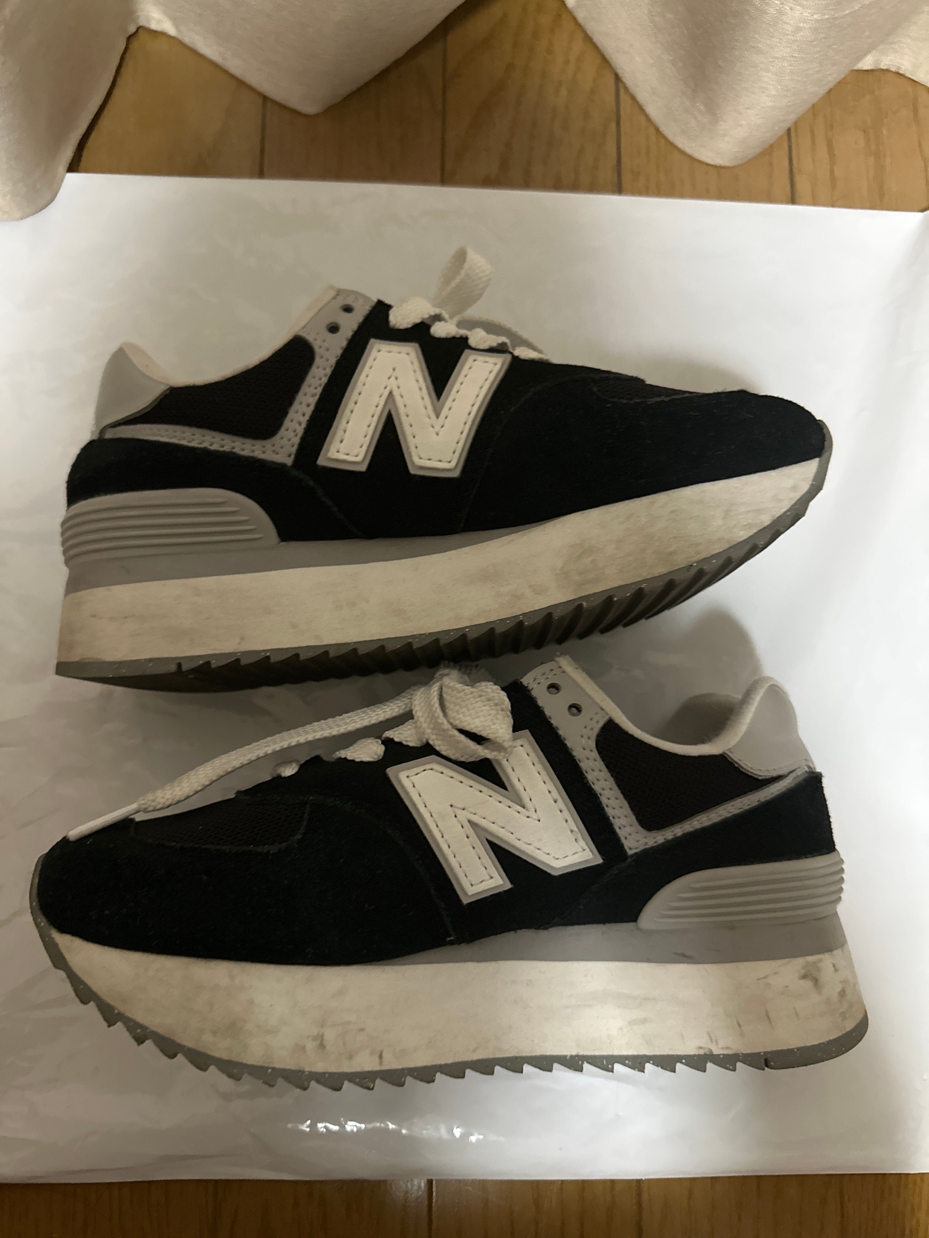 New Balance Women's 574+ "Black"