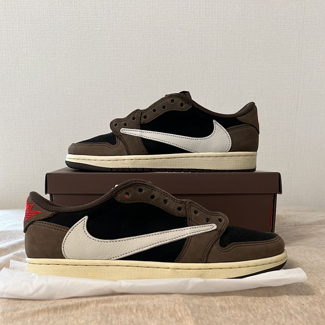 Travis Scott × Nike Air Jordan 1 Low OG SP-T "Black/Dark Mocha"