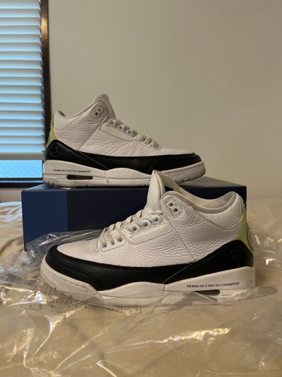 Fragment × Nike Air Jordan 3 "White/Black"