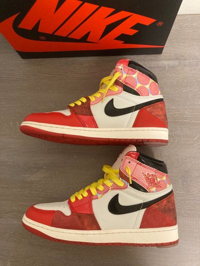Spider-Man × Nike Air Jordan 1 Retro High OG SP "Spider-Man: Across the Spider-Verse/University Red"