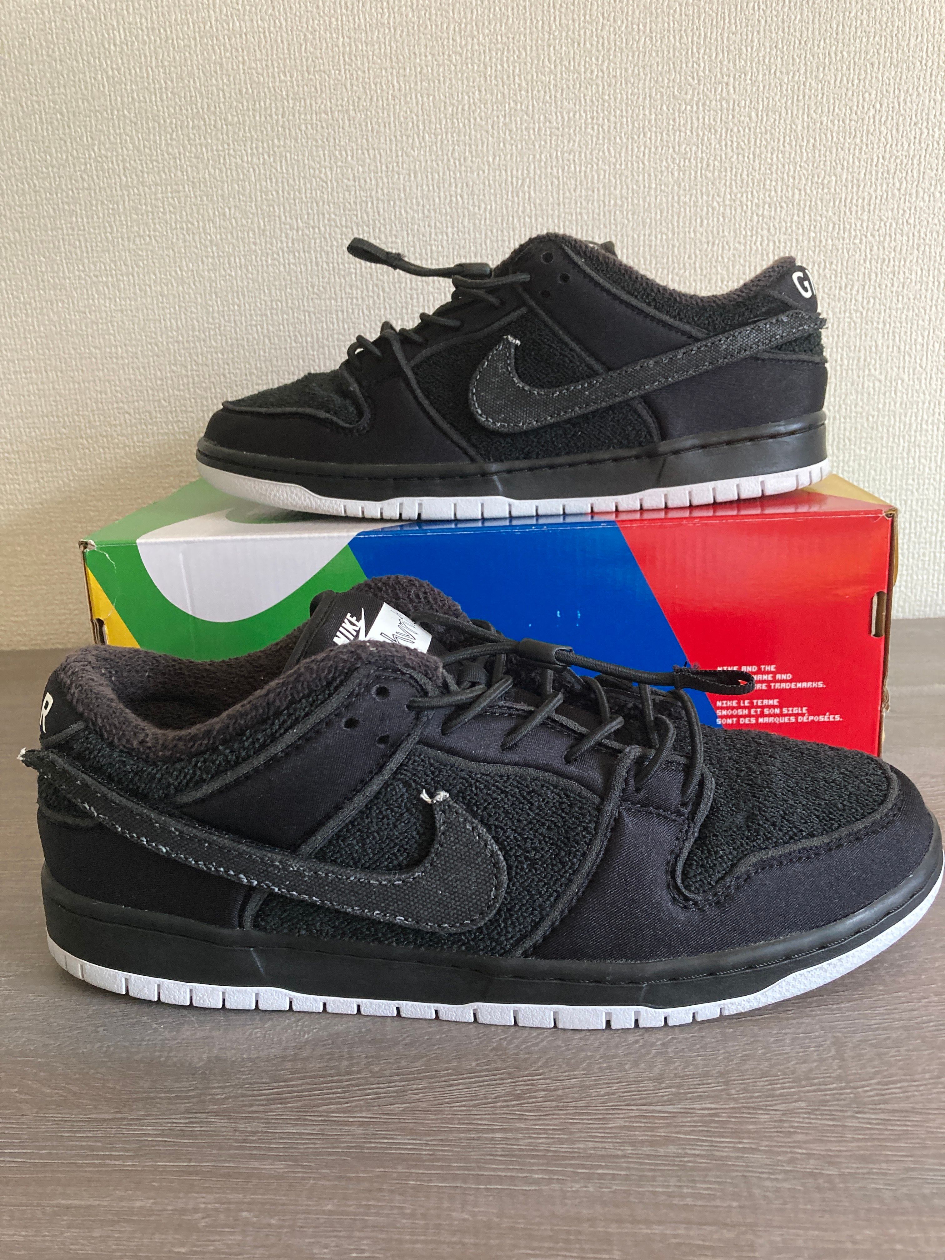 Gnarhunters × Nike SB Dunk Low "Black/White"