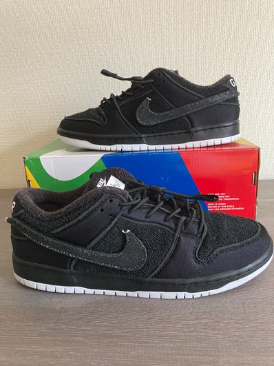 Gnarhunters × Nike SB Dunk Low "Black/White"