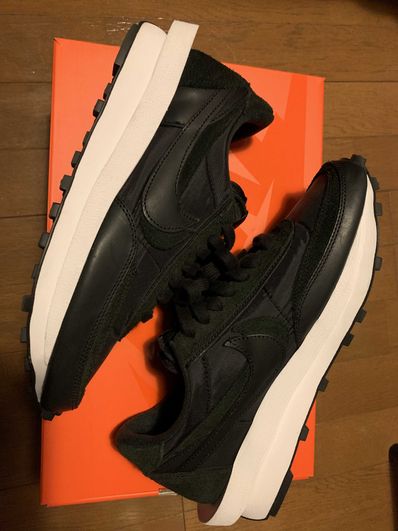 sacai × Nike LDV Waffle "Triple Black"