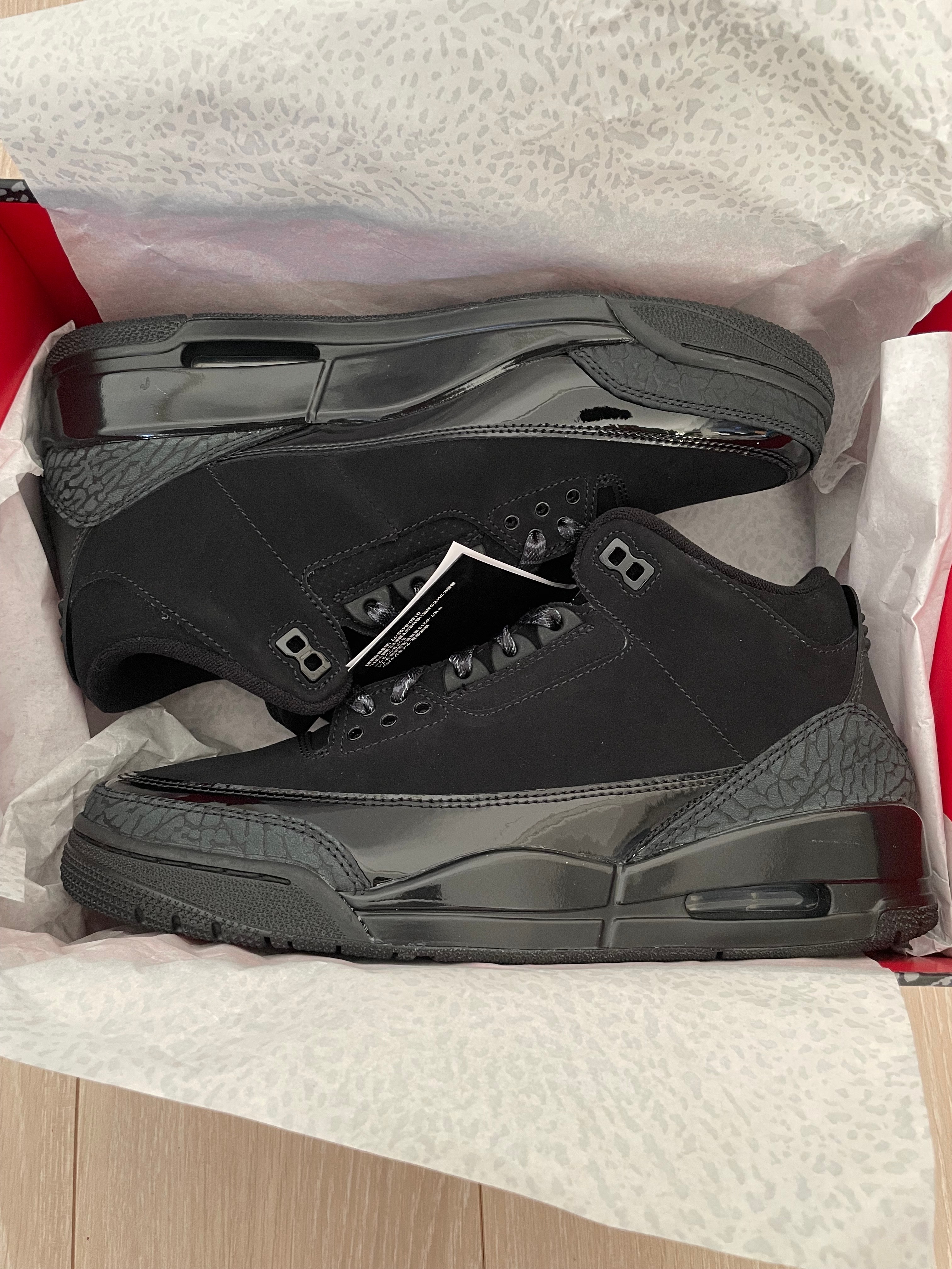 Nike Air Jordan 3 Retro "Black Cat" (2025)