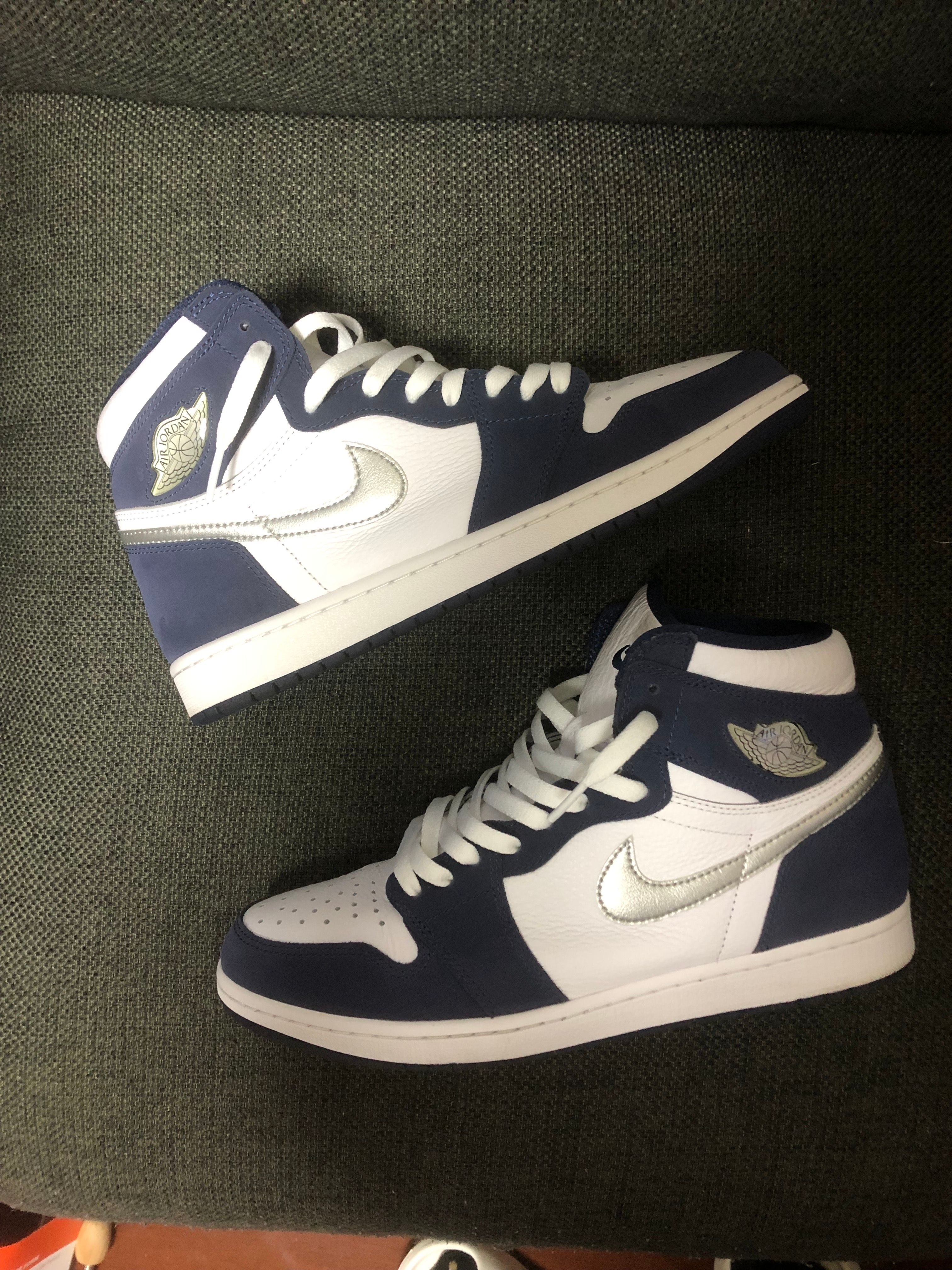 Nike Air Jordan 1 High OG CO.JP "White/Midnight Navy" (2020)(ブリーフケースなし)