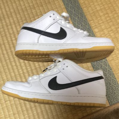 Nike SB Dunk Low Pro "White/Black-White-Gum Light Brown"