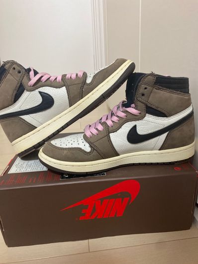 Travis Scott × Nike Air Jordan 1 Retro High OG TS SP "Sail/Dark Mocha"