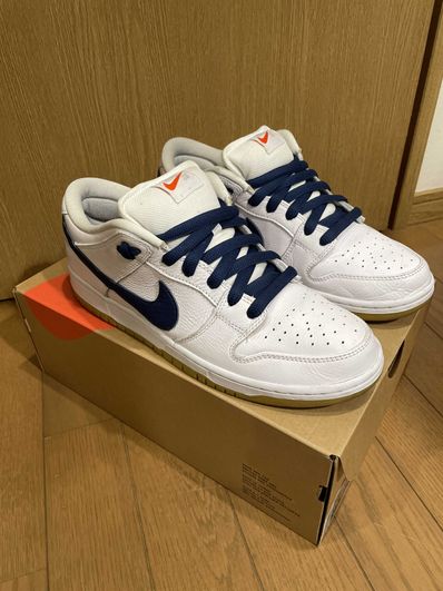 Nike SB Dunk Low "Orange Label White Navy"