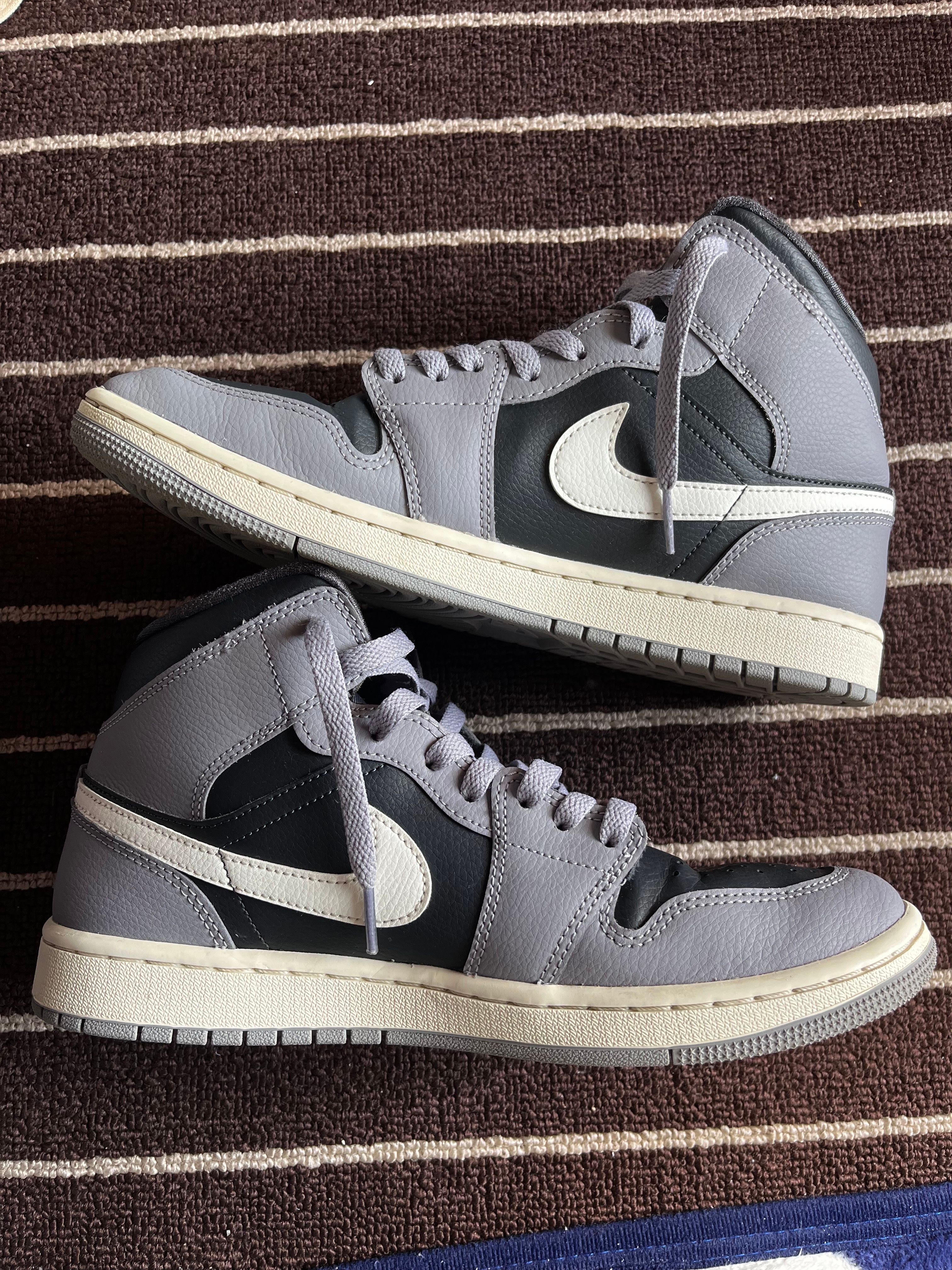 Nike Women's Air Jordan 1 Mid "Cement Grey"