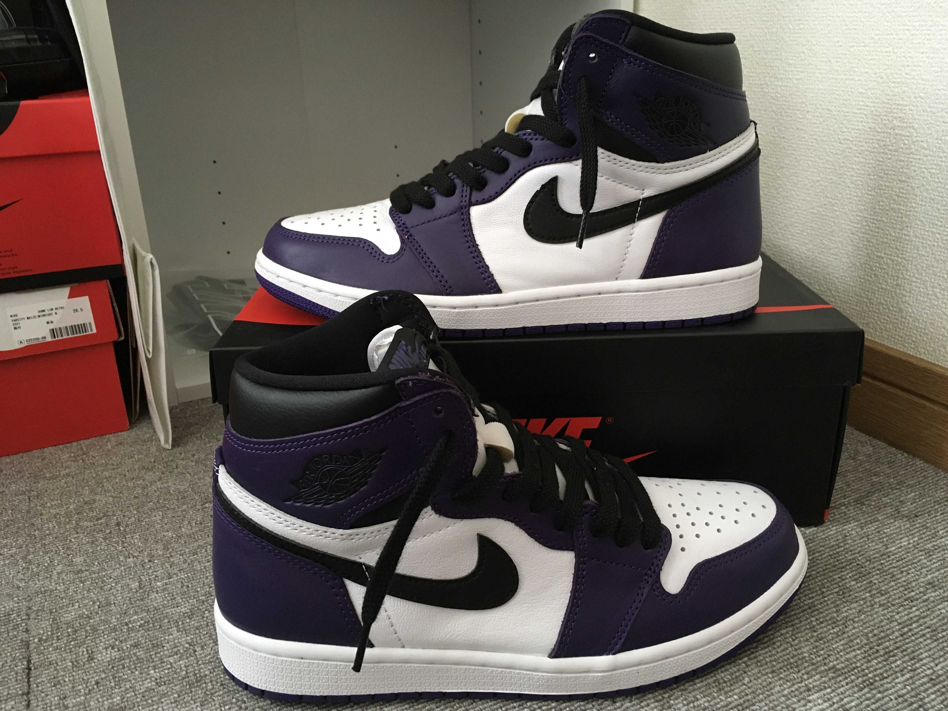 Nike Air Jordan 1 Retro High OG "Court Purple White/Black" (2020)